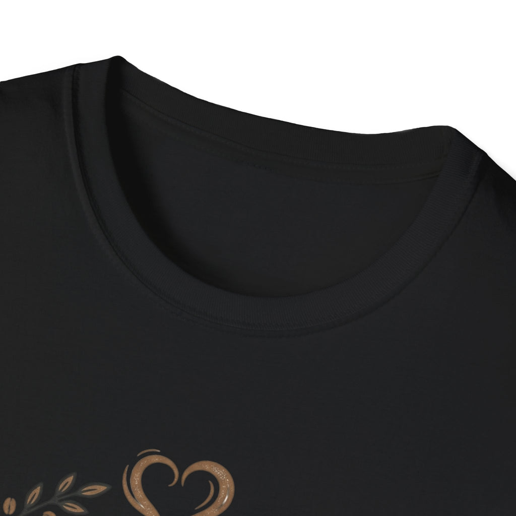 Books & Coffee T-Shirt | Stack of Books with Coffee Mug, Reading Lover Tee