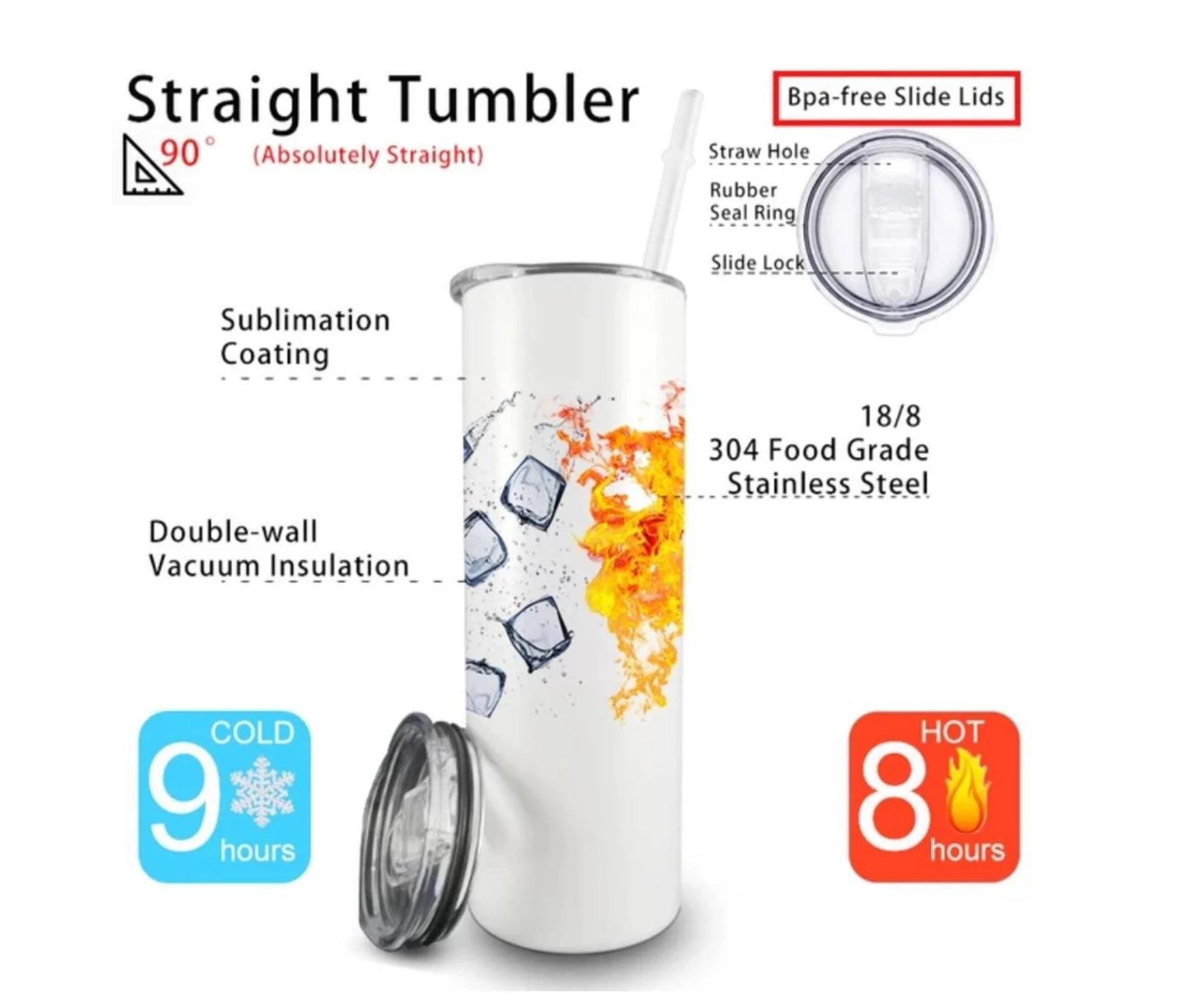 DnD Skinny Tumbler 20oz, Dungeons and Dragons Party Cup, DM Gamer Gift