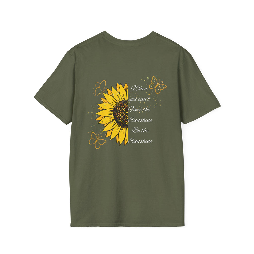 Be The Shine T-Shirt, Inspirational Quote Tee, Positive Vibes Shirt, Motivational Gift for Women, Christian Sunshine Graphic Tee