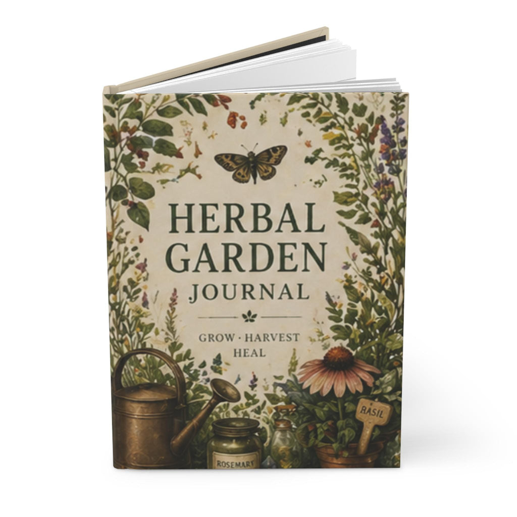 Herbal Garden Journal Hardcover,Plant lover Journal,Gift for Her