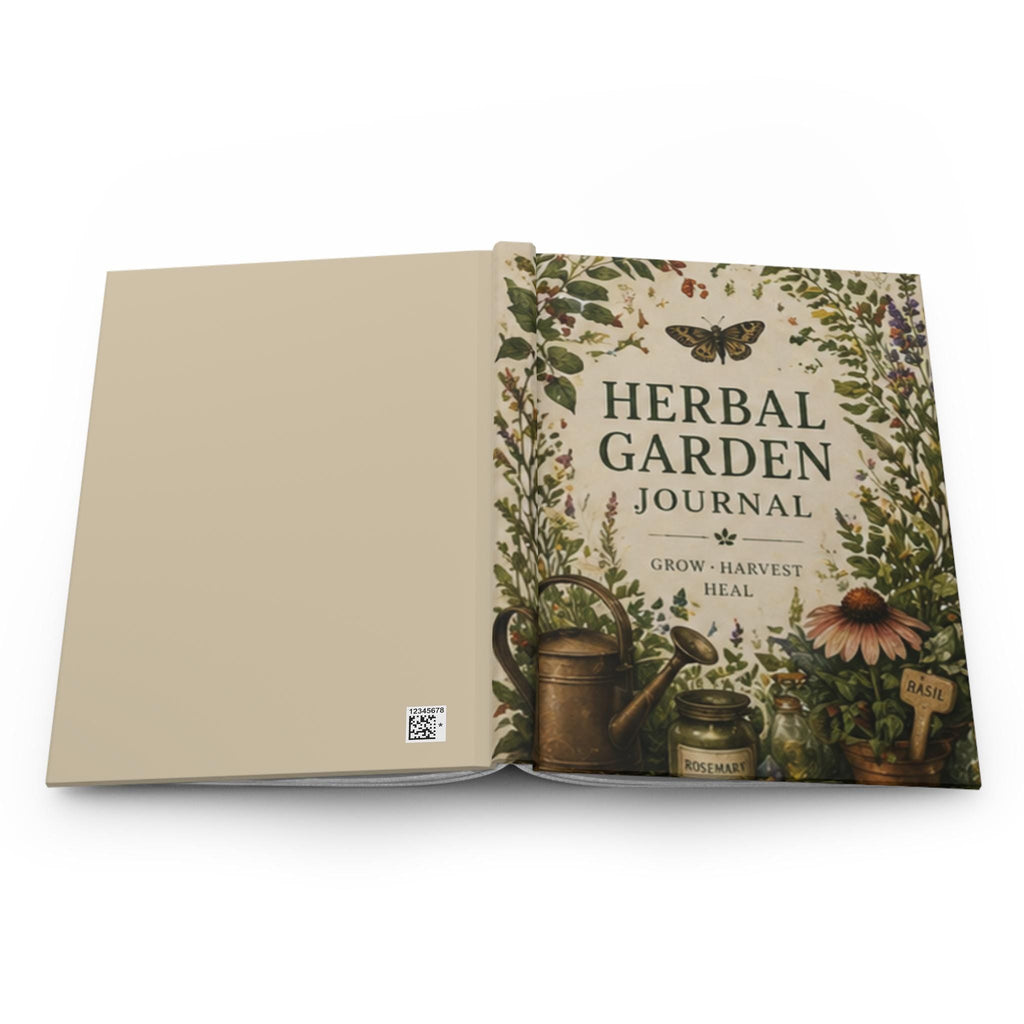 Herbal Garden Journal Hardcover,Plant lover Journal,Gift for Her