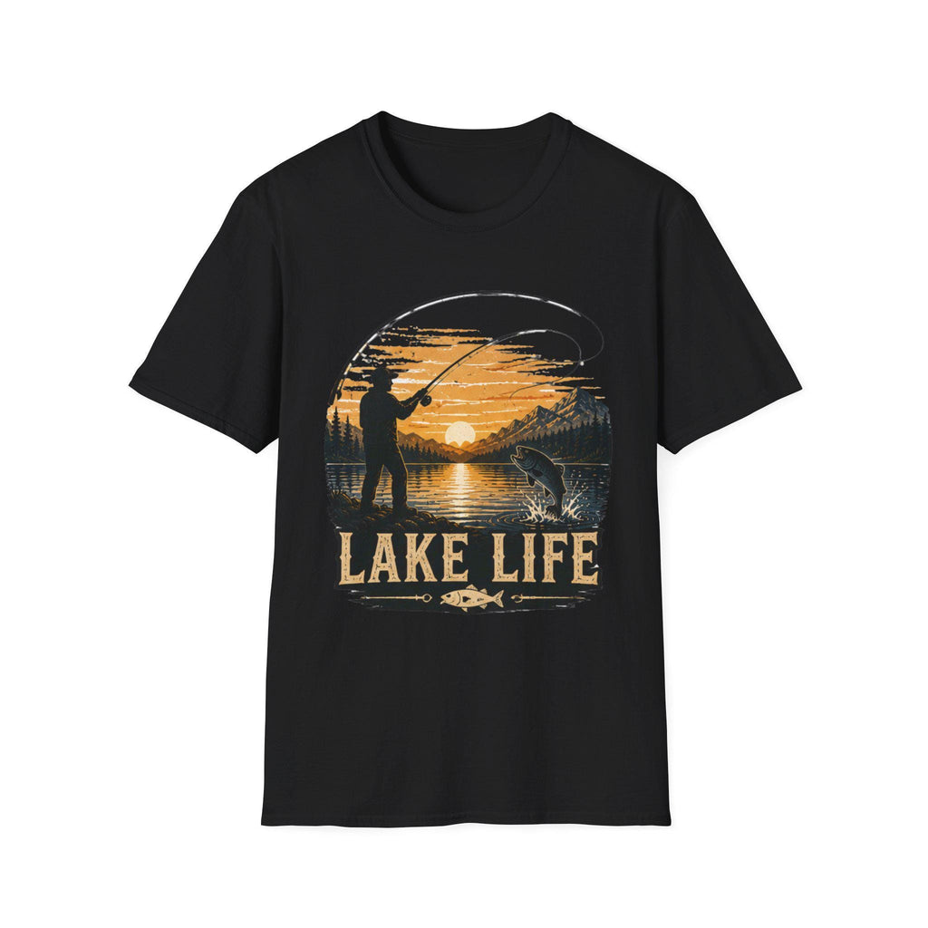 Lake Life Comfort Colors Fishing Shirt Outdoor Adventure Gift Him Her Lake House Tee