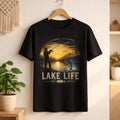Lake Life Comfort Colors Fishing Shirt Outdoor Adventure Gift Him Her Lake House Tee