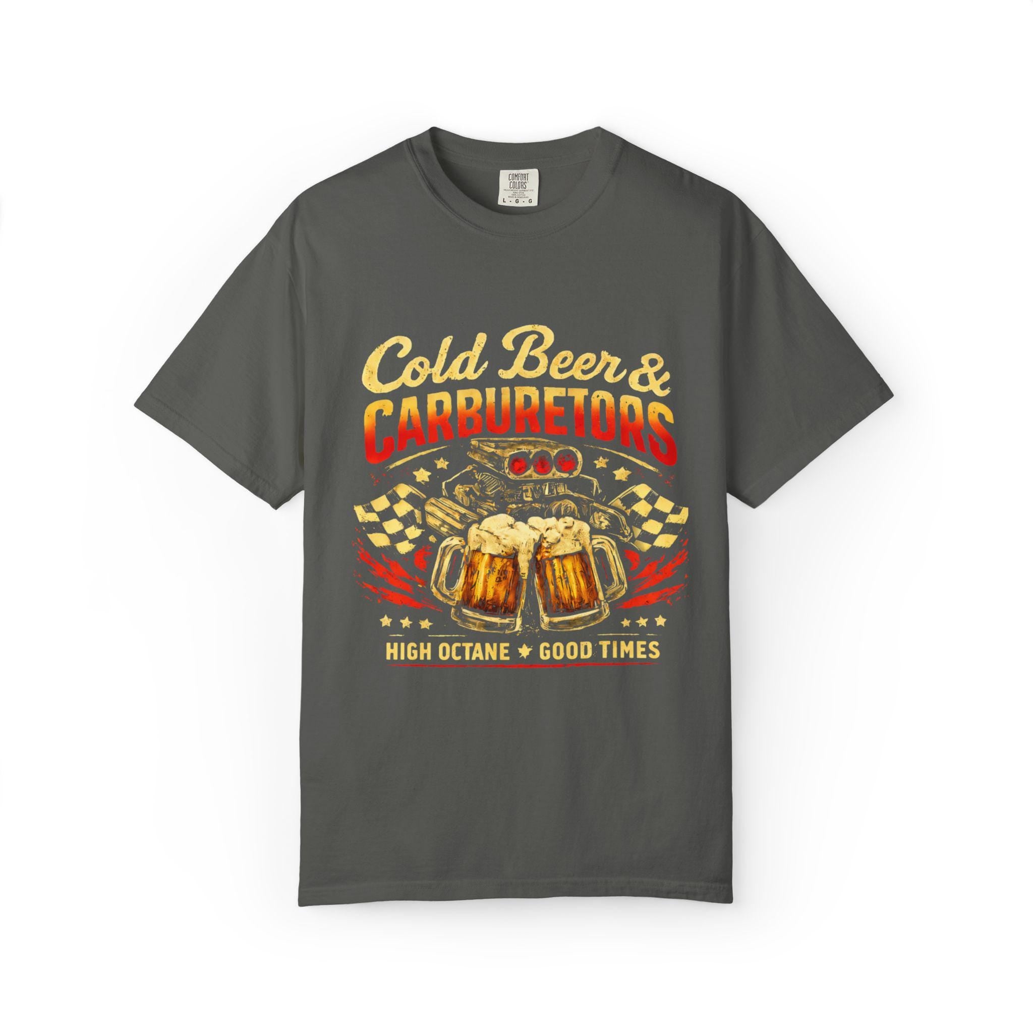 Cold Beer Carburetors T-Shirt, Funny Mechanic Gift, Vintage Garage Tee, Dad Gift Shirt, Retro Automotive T-Shirt for Him