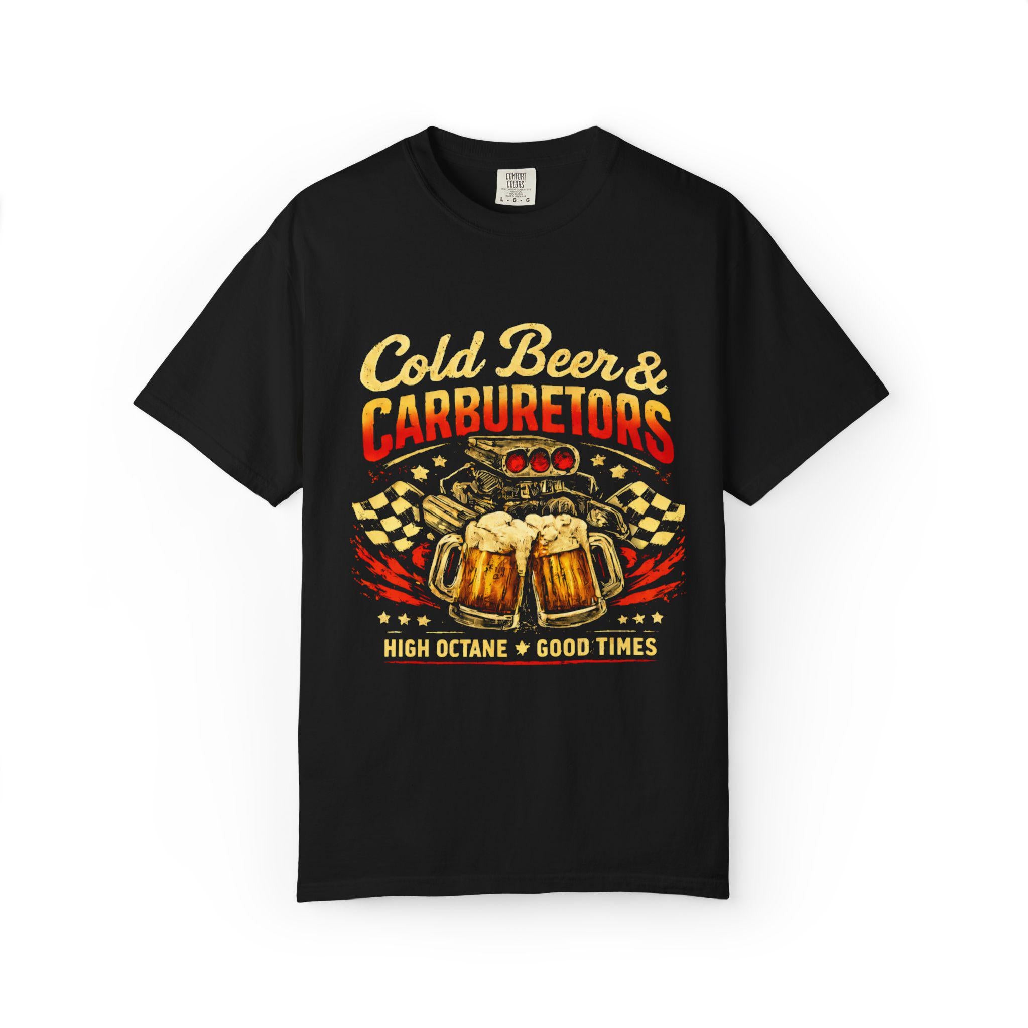 Cold Beer Carburetors T-Shirt, Funny Mechanic Gift, Vintage Garage Tee, Dad Gift Shirt, Retro Automotive T-Shirt for Him