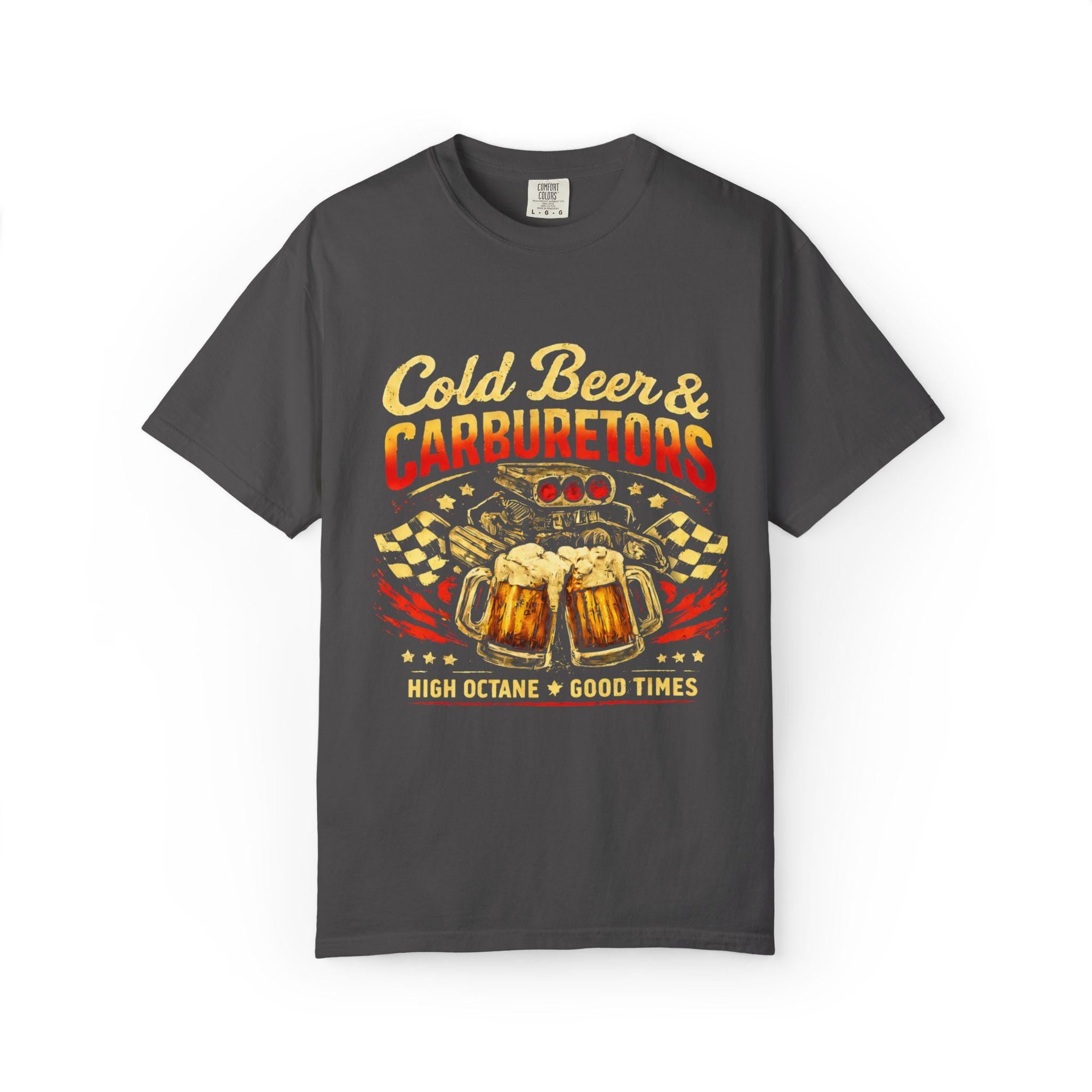 Cold Beer Carburetors T-Shirt, Funny Mechanic Gift, Vintage Garage Tee, Dad Gift Shirt, Retro Automotive T-Shirt for Him