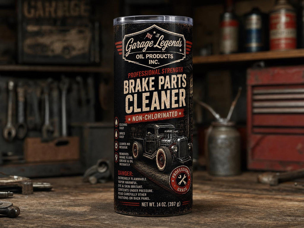 Garage Tumbler Wrap, Vintage Auto Shop Design for Mechanics | Digital Download