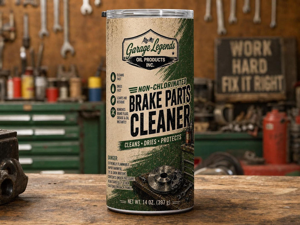 Garage Tumbler Wrap, Vintage Auto Shop Design for Mechanics | Digital Download