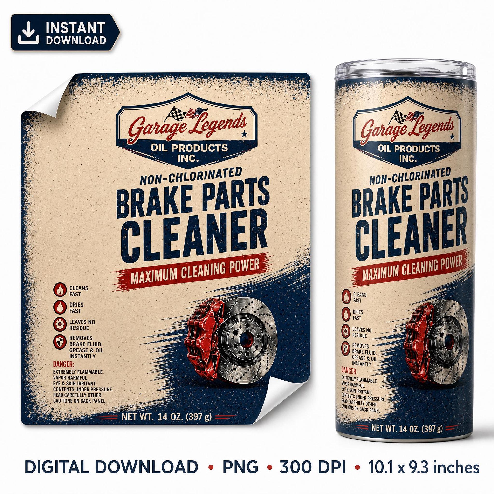 Garage Tumbler Wrap, Vintage Auto Shop Design for Mechanics | Digital Download