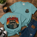 Funny Raccoon Reading Shirt, Bookish T-Shirt, Trash Panda Tee, Introvert Book Lover Gift, Cute Librarian Shirt, Bookworm Gift