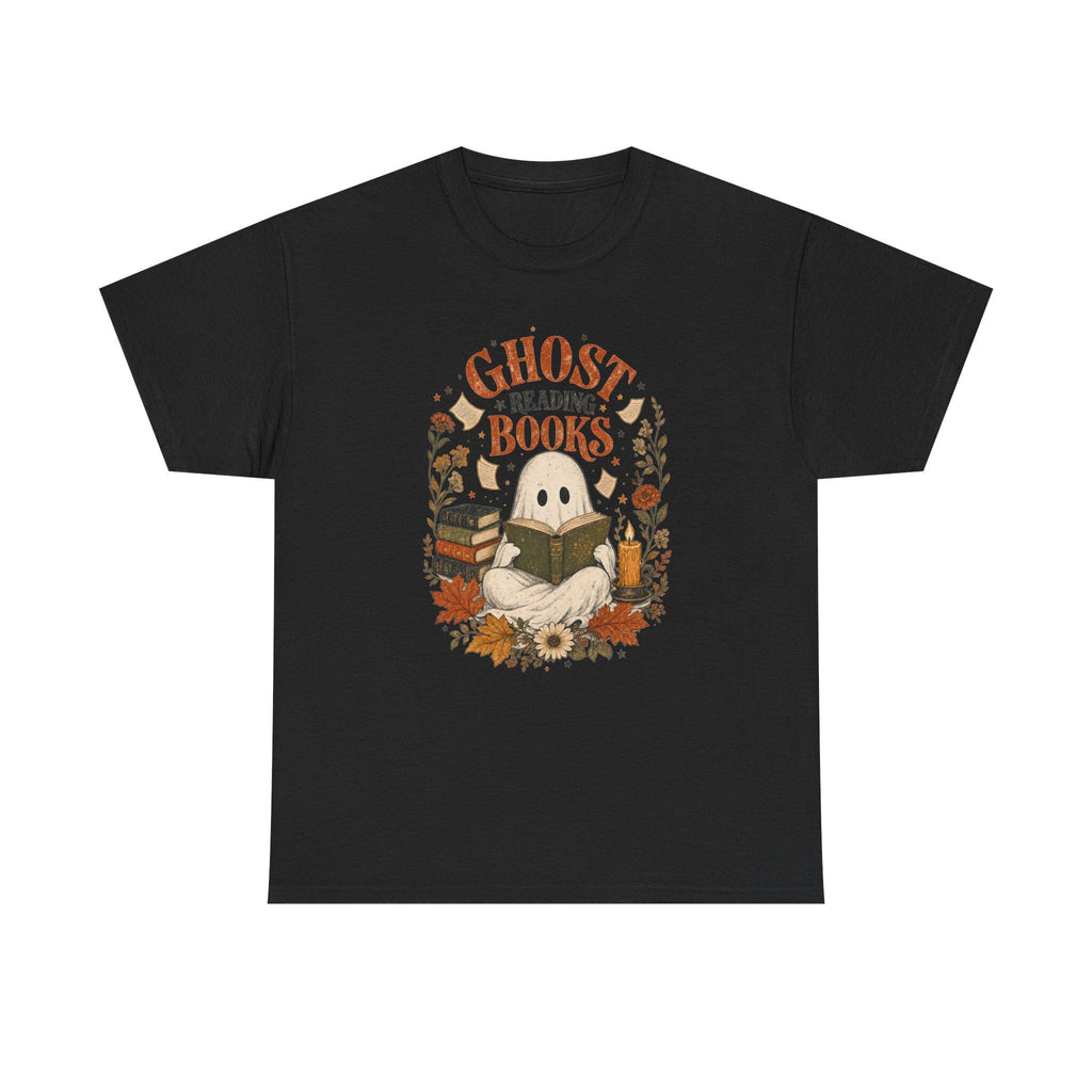 Ghost Reading Books Shirt | Halloween Book Lover | Ghost Reading Tee | Wildflower Fall Gift