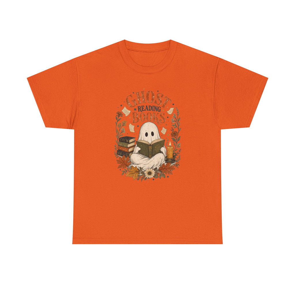 Ghost Reading Books Shirt | Halloween Book Lover | Ghost Reading Tee | Wildflower Fall Gift