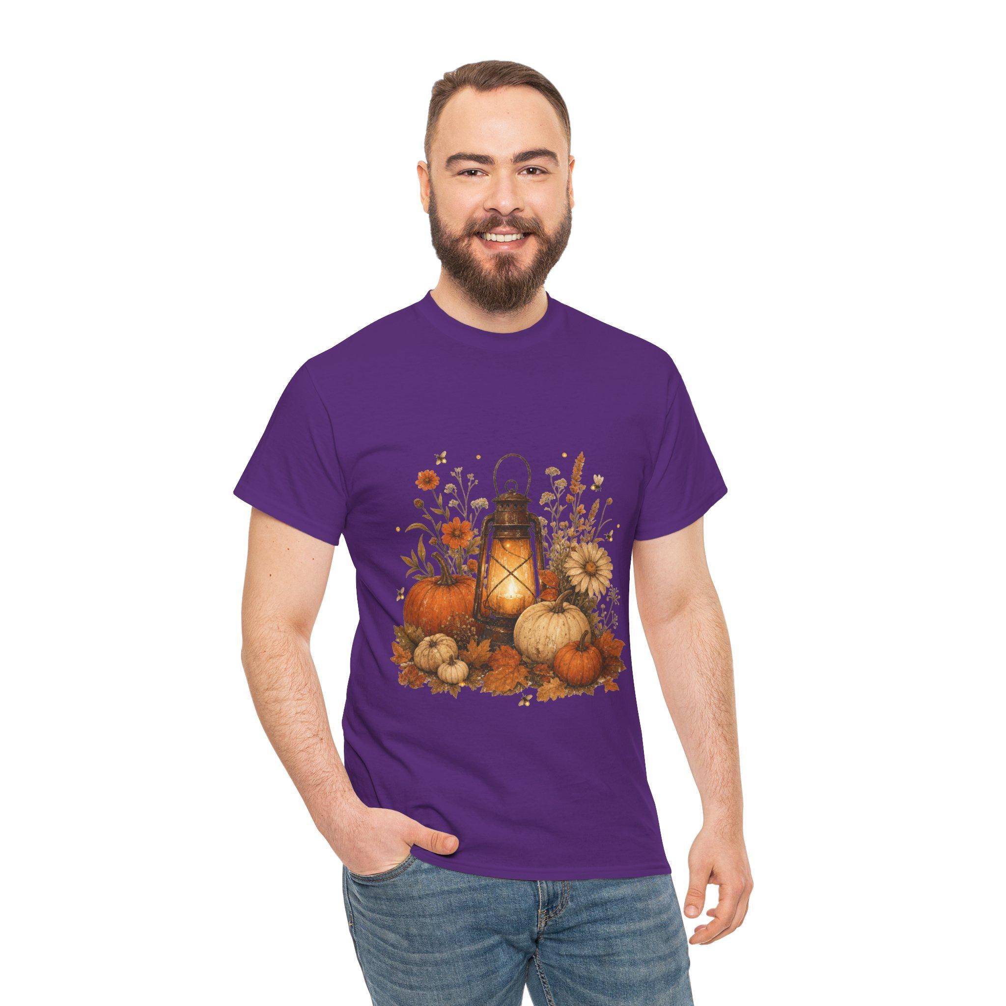 Autumn Glow Shirt | Vintage Fall T-Shirt | Cozy Cottagecore Halloween Gift Tee | Autumn Gift