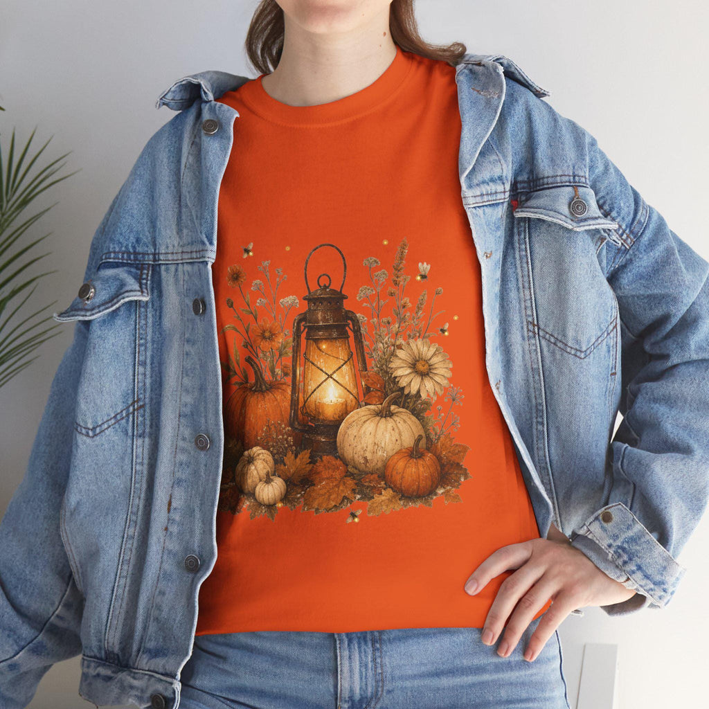 Autumn Glow Shirt | Vintage Fall T-Shirt | Cozy Cottagecore Halloween Gift Tee | Autumn Gift
