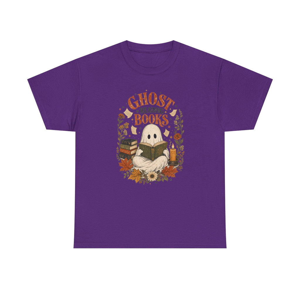 Ghost Reading Books Shirt | Halloween Book Lover | Ghost Reading Tee | Wildflower Fall Gift