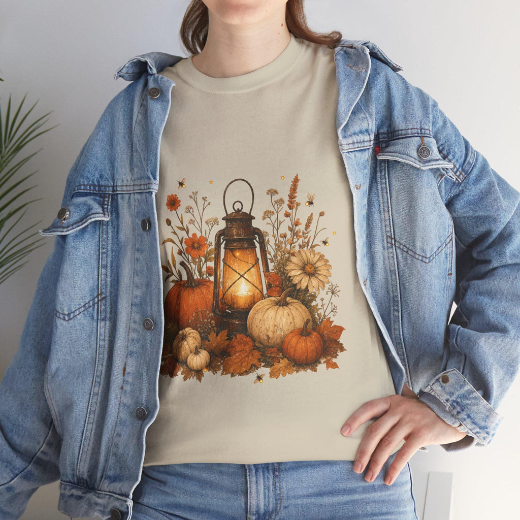 Autumn Glow Shirt | Vintage Fall T-Shirt | Cozy Cottagecore Halloween Gift Tee | Autumn Gift