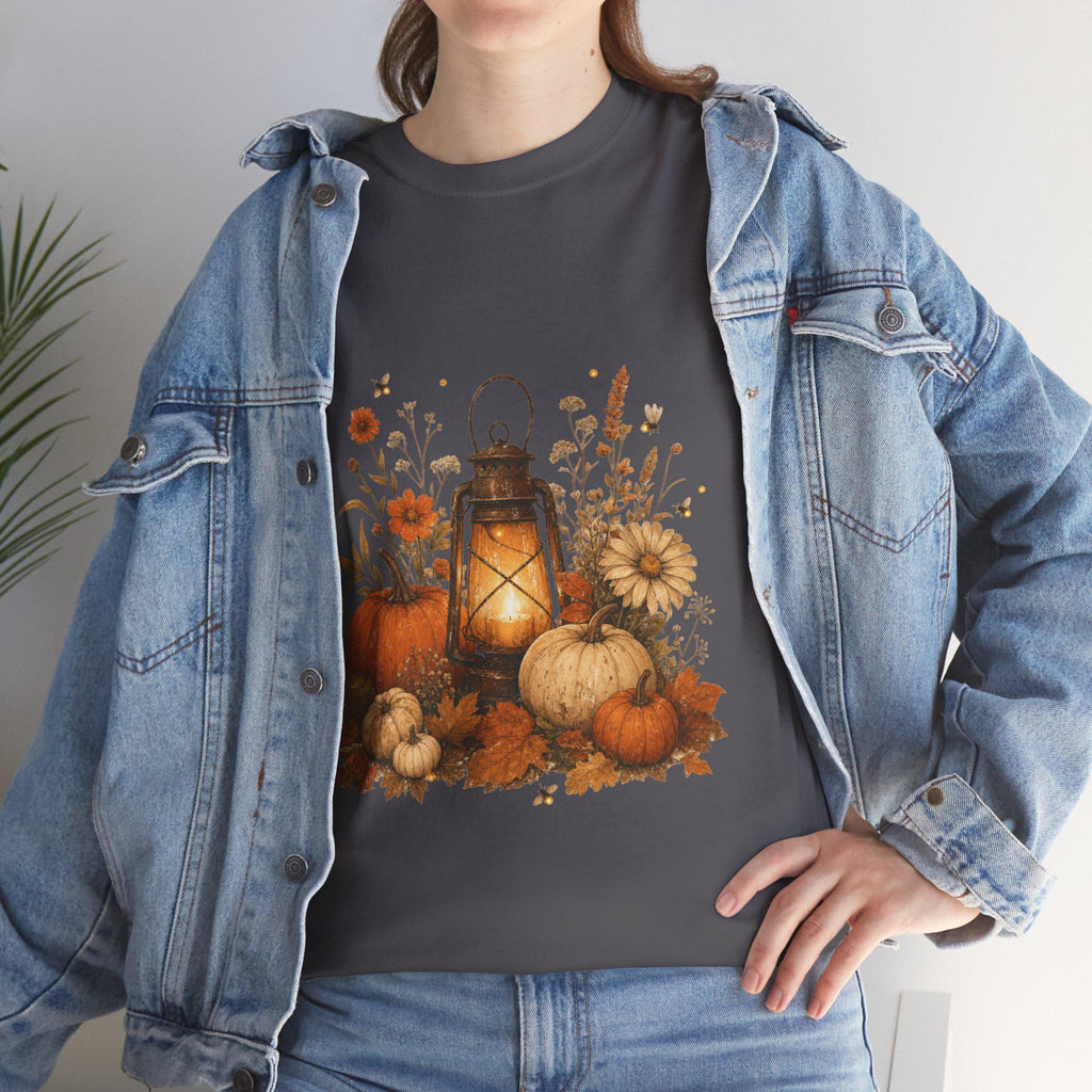 Autumn Glow Shirt | Vintage Fall T-Shirt | Cozy Cottagecore Halloween Gift Tee | Autumn Gift