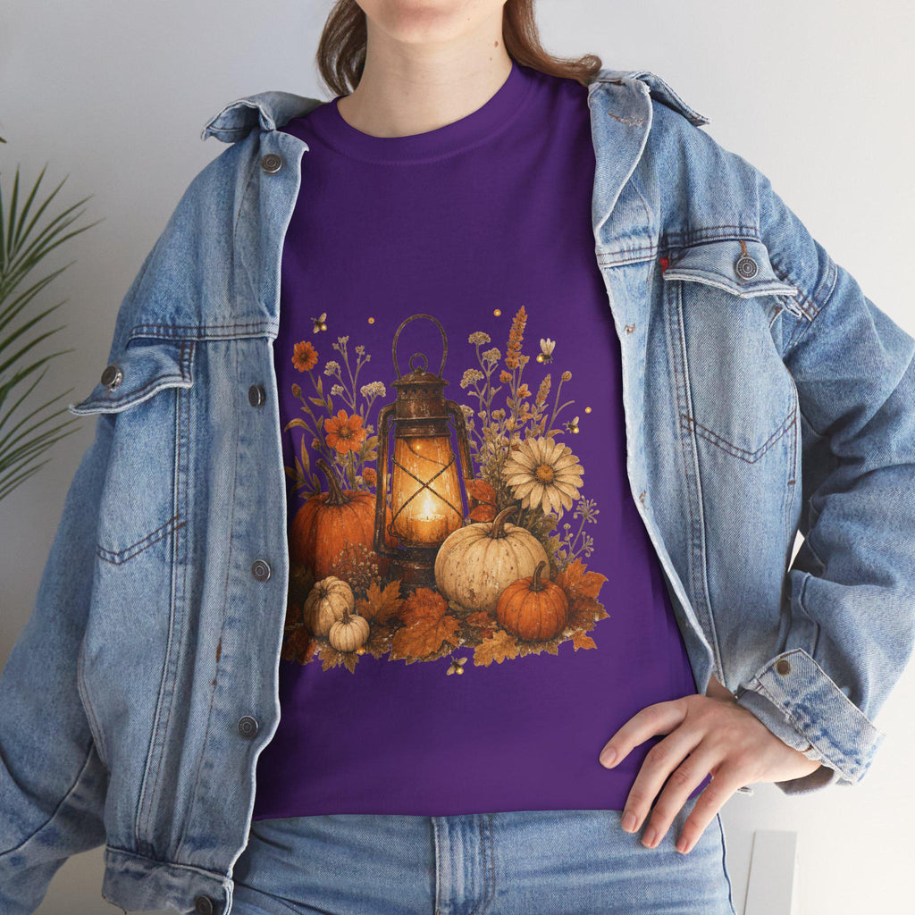 Autumn Glow Shirt | Vintage Fall T-Shirt | Cozy Cottagecore Halloween Gift Tee | Autumn Gift