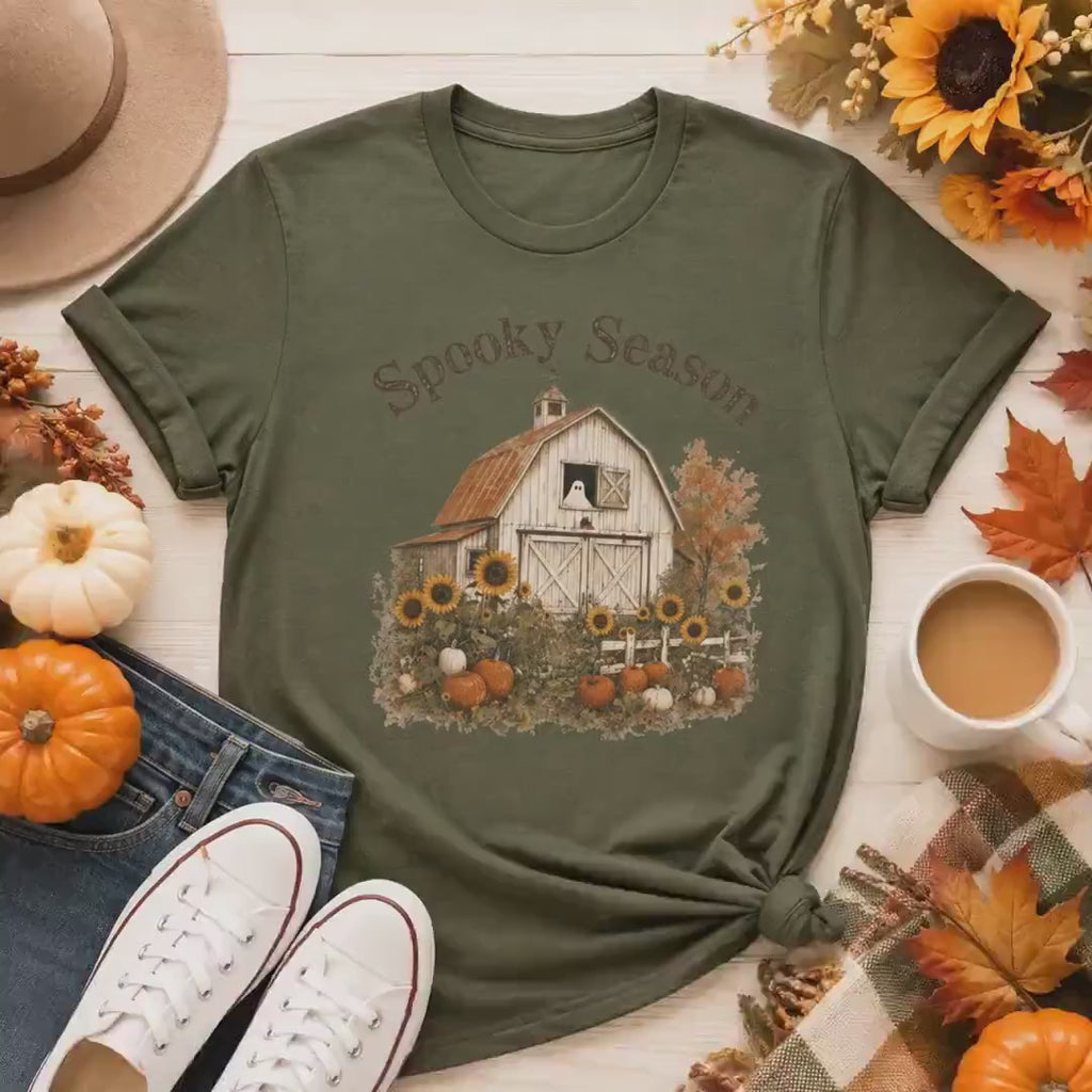 Sunflower Pumpkin Shirt| Cozy Fall Tee|Spooky Gift