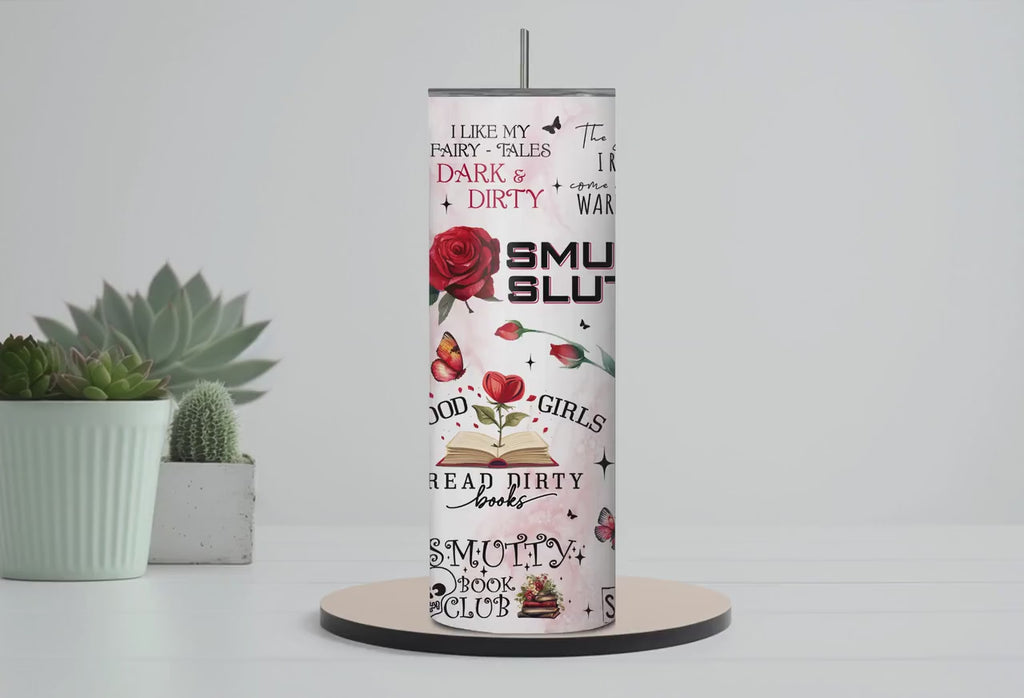 Good Girls Read Dirty Books |Dark Romance Gift for Her | 20oz, Skinny Tumbler